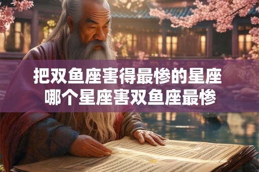 把双鱼座害得最惨的星座 哪个星座害双鱼座最惨