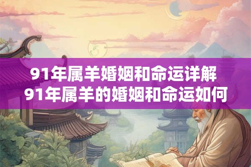 91年属羊婚姻和命运详解 91年属羊的婚姻和命运如何