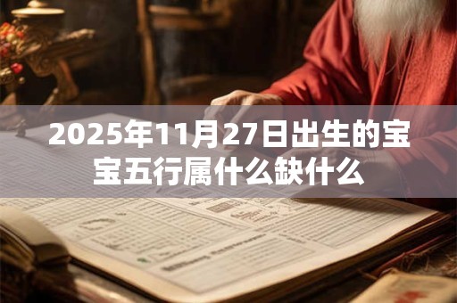 2025年11月27日出生的宝宝五行属什么缺什么