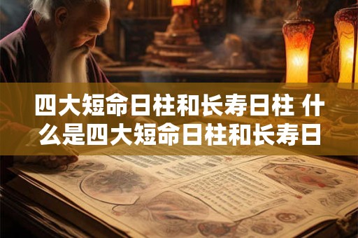 四大短命日柱和长寿日柱 什么是四大短命日柱和长寿日柱