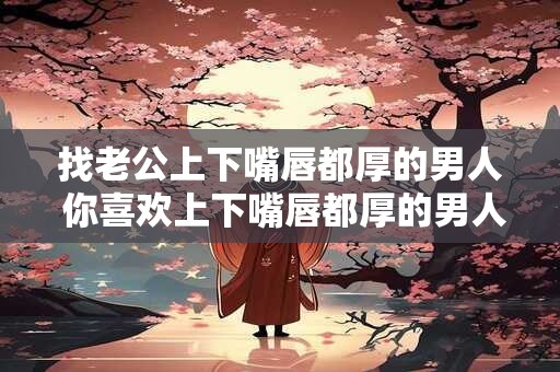 找老公上下嘴唇都厚的男人 你喜欢上下嘴唇都厚的男人吗