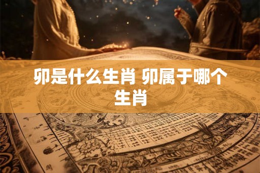 卯是什么生肖 卯属于哪个生肖