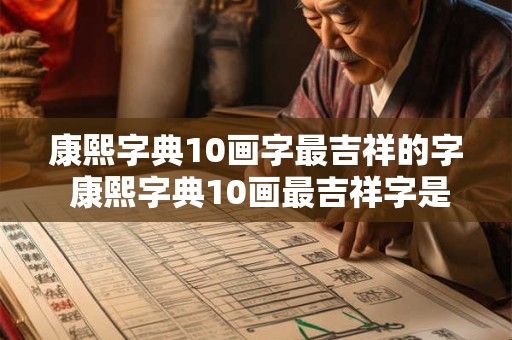 康熙字典10画字最吉祥的字 康熙字典10画最吉祥字是哪个