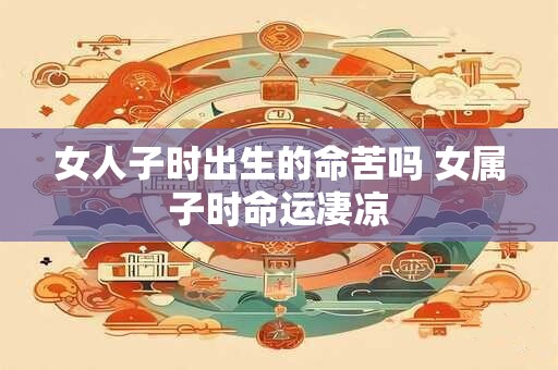 女人子时出生的命苦吗 女属子时命运凄凉