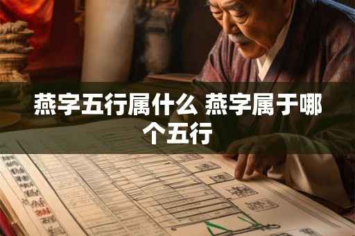 燕字五行属什么 燕字属于哪个五行