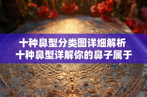 十种鼻型分类图详细解析 十种鼻型详解你的鼻子属于哪一类