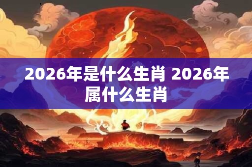 2026年是什么生肖 2026年属什么生肖 2026年是什么生肖 2026年属什么生肖