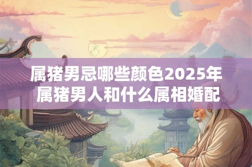 属猪男忌哪些颜色2025年 属猪男人和什么属相婚配最吉利