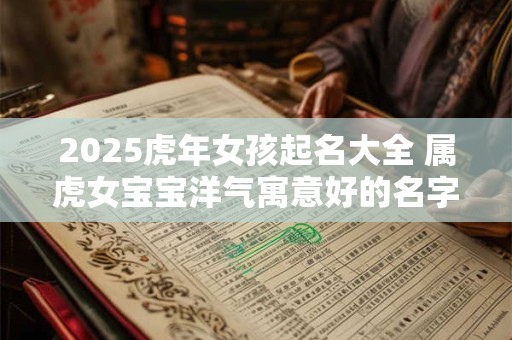 2025虎年女孩起名大全 属虎女宝宝洋气寓意好的名字精选