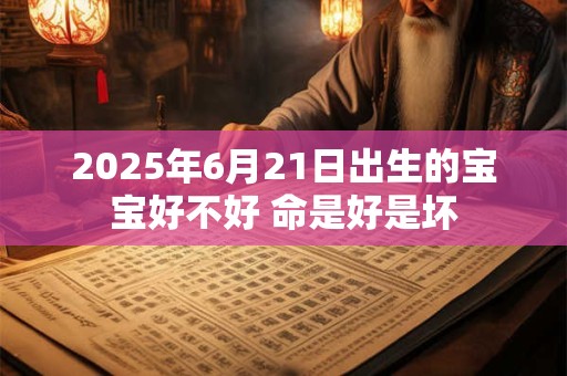 2025年6月21日出生的宝宝好不好 命是好是坏