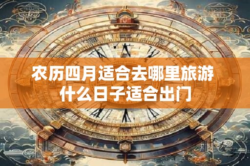 农历四月适合去哪里旅游 什么日子适合出门