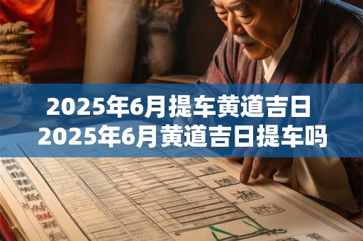 2025年6月提车黄道吉日 2025年6月黄道吉日提车吗