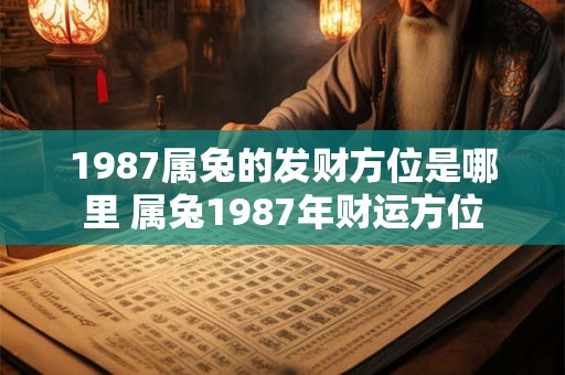 1987属兔的发财方位是哪里 属兔1987年财运方位