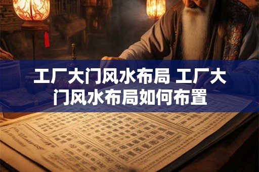 工厂大门风水布局 工厂大门风水布局如何布置