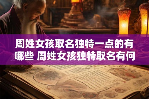 周姓女孩取名独特一点的有哪些 周姓女孩独特取名有何选择