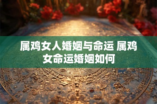 属鸡女人婚姻与命运 属鸡女命运婚姻如何