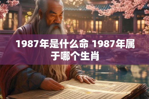 1987年是什么命 1987年属于哪个生肖