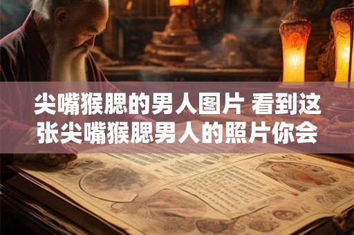 尖嘴猴腮的男人图片 看到这张尖嘴猴腮男人的照片你会想到什么
