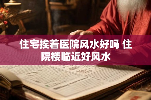 详细阅读:住宅挨着医院风水好吗 住院楼临近好风水 住宅挨着医院风水好吗 住院楼临近好风水