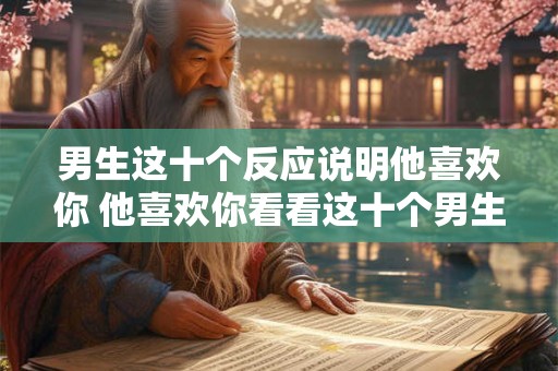 男生这十个反应说明他喜欢你 他喜欢你看看这十个男生反应