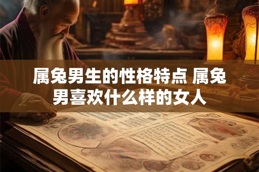 属兔男生的性格特点 属兔男喜欢什么样的女人