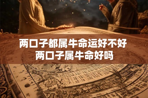 两口子都属牛命运好不好 两口子属牛命好吗
