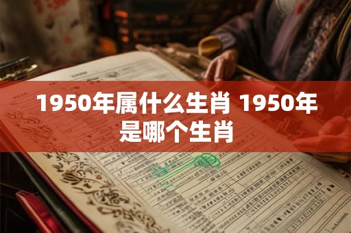1950年属什么生肖 1950年是哪个生肖
