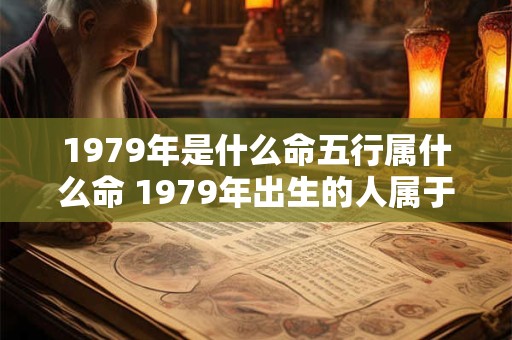 1979年是什么命五行属什么命 1979年出生的人属于什么命命理五行属性是什么