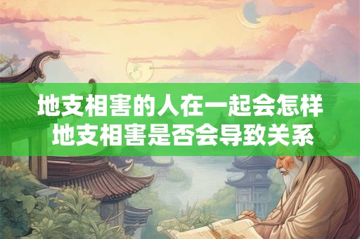 地支相害的人在一起会怎样 地支相害是否会导致关系破裂