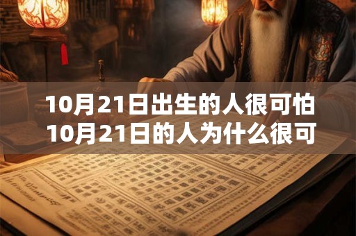 详细阅读:10月21日出生的人很可怕 10月21日的人为什么很可怕 10月21日出生的人很可怕 10月21日的人为什么很可怕
