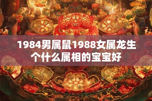 1984男属鼠1988女属龙生个什么属相的宝宝好 1984男属鼠1988女属龙生个什么属相的宝宝好