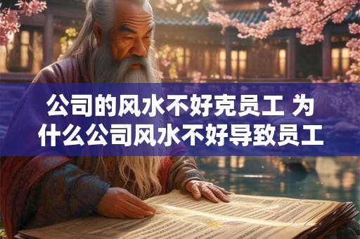 公司的风水不好克员工 为什么公司风水不好导致员工不顺心