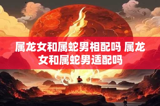 属龙女和属蛇男相配吗 属龙女和属蛇男适配吗
