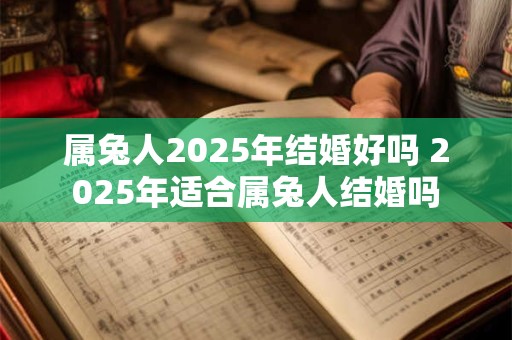 属兔人2025年结婚好吗 2025年适合属兔人结婚吗