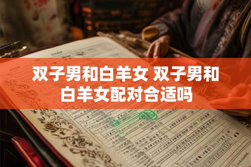 双子男和白羊女 双子男和白羊女配对合适吗