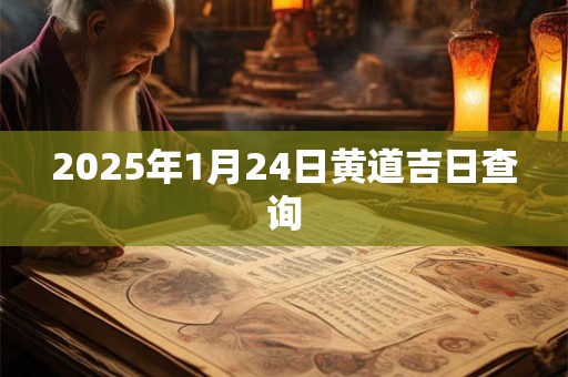 2025年1月24日黄道吉日查询