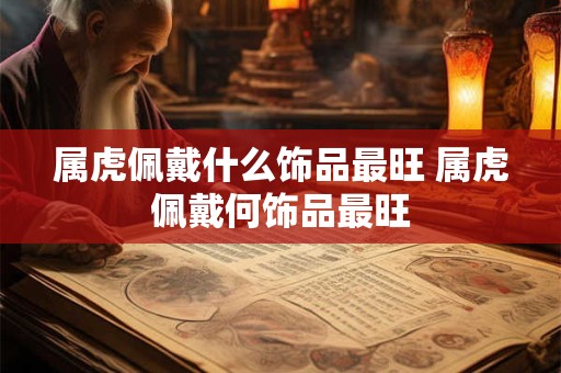 属虎佩戴什么饰品最旺 属虎佩戴何饰品最旺