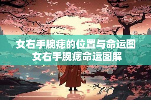 女右手腕痣的位置与命运图 女右手腕痣命运图解