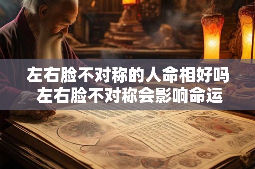左右脸不对称的人命相好吗 左右脸不对称会影响命运吗