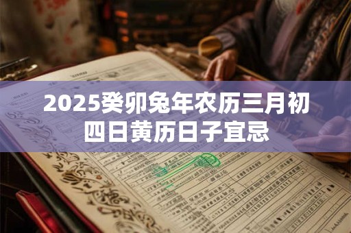 2026癸卯兔年农历三月初四日黄历日子宜忌