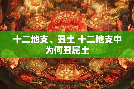 十二地支、丑土 十二地支中为何丑属土