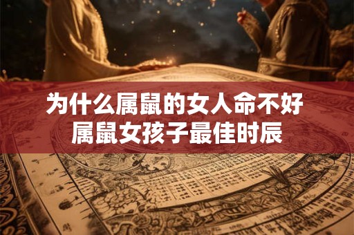 为什么属鼠的女人命不好 属鼠女孩子最佳时辰