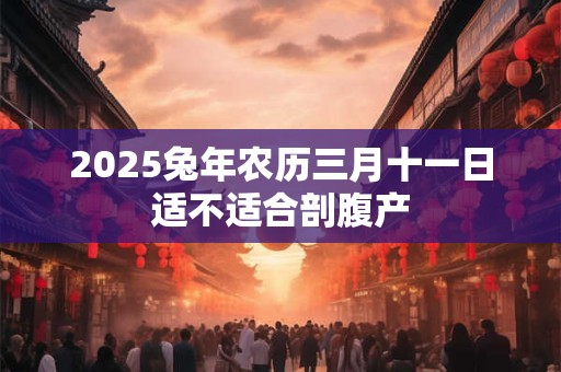 2025兔年农历三月十一日适不适合剖腹产