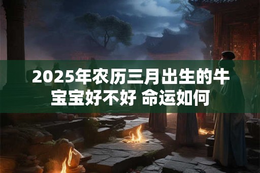 2025年农历三月出生的牛宝宝好不好 命运如何