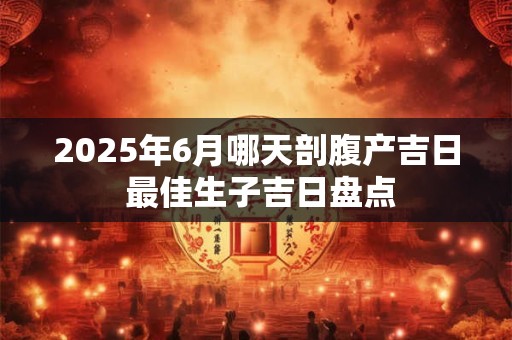 2025年6月哪天剖腹产吉日 最佳生子吉日盘点