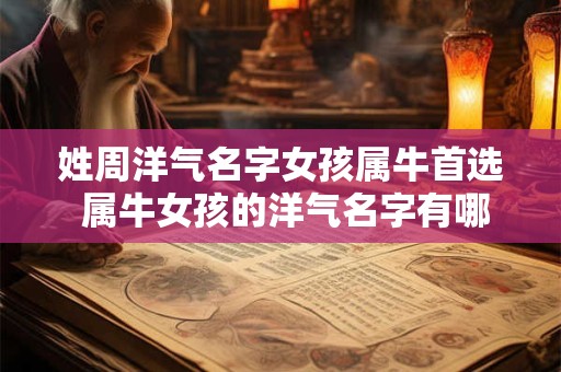 姓周洋气名字女孩属牛首选 属牛女孩的洋气名字有哪些