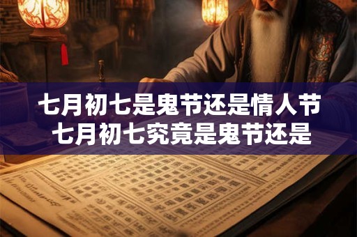 七月初七是鬼节还是情人节 七月初七究竟是鬼节还是情人节