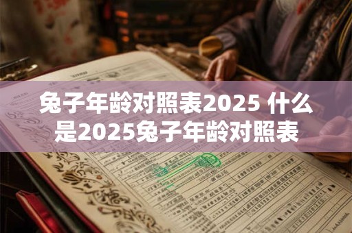 兔子年龄对照表2025 什么是2025兔子年龄对照表