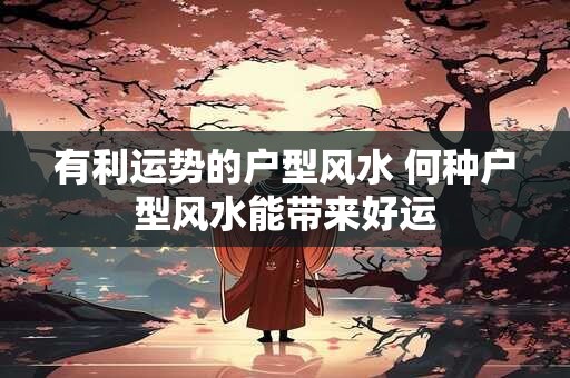 有利运势的户型风水 何种户型风水能带来好运
