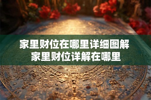 家里财位在哪里详细图解 家里财位详解在哪里